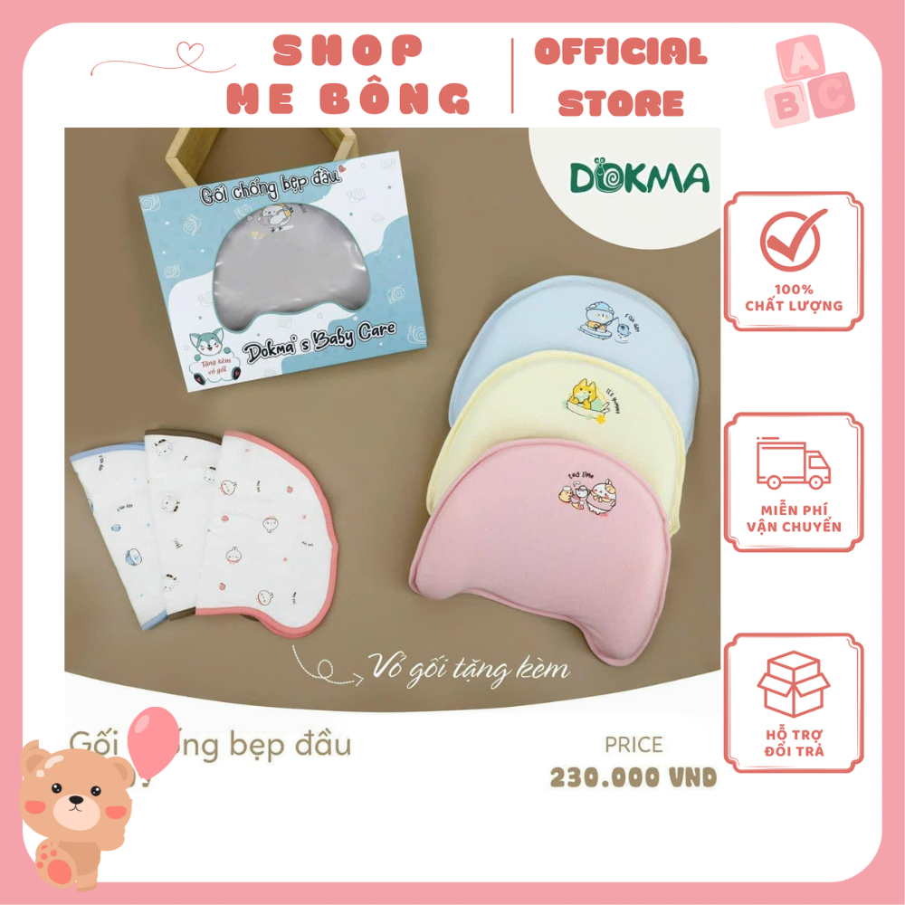 Gối chống méo, bẹp đầu Dokma