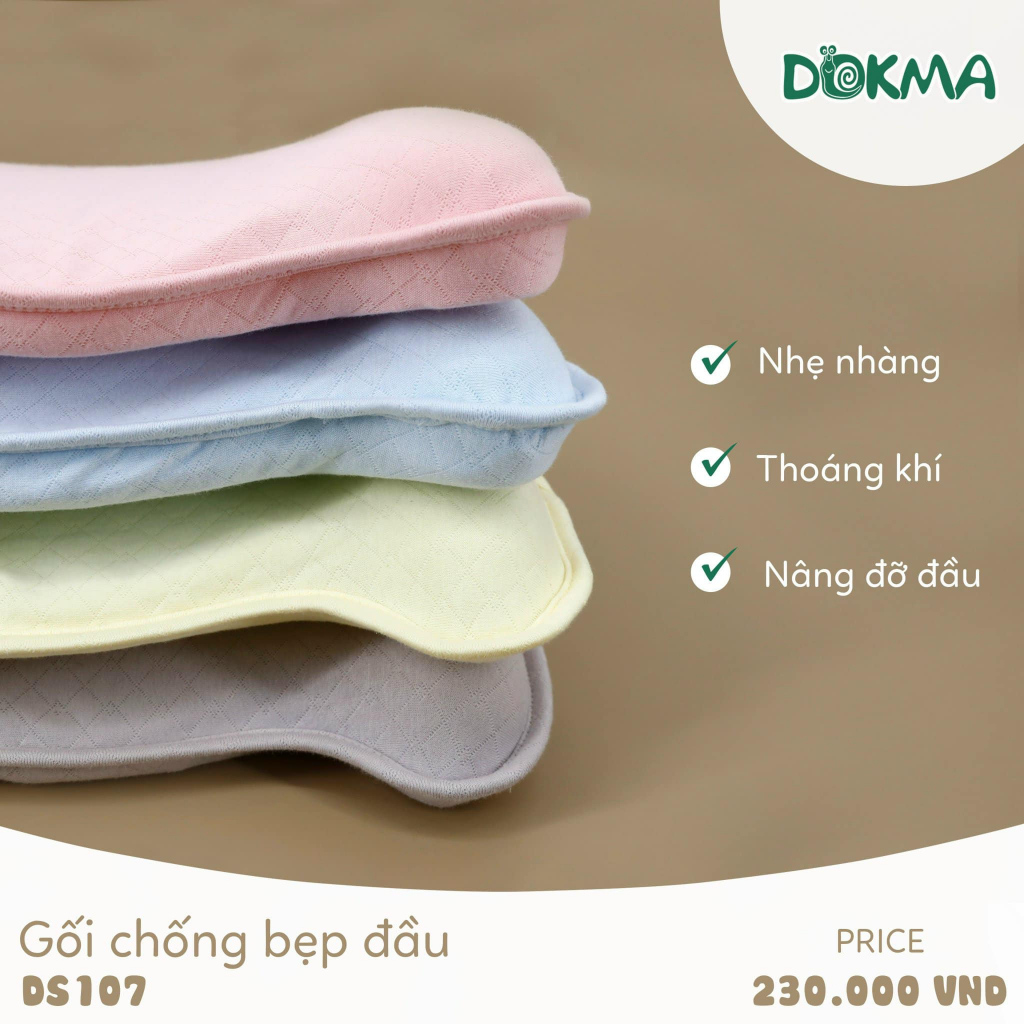 Gối chống méo, bẹp đầu Dokma