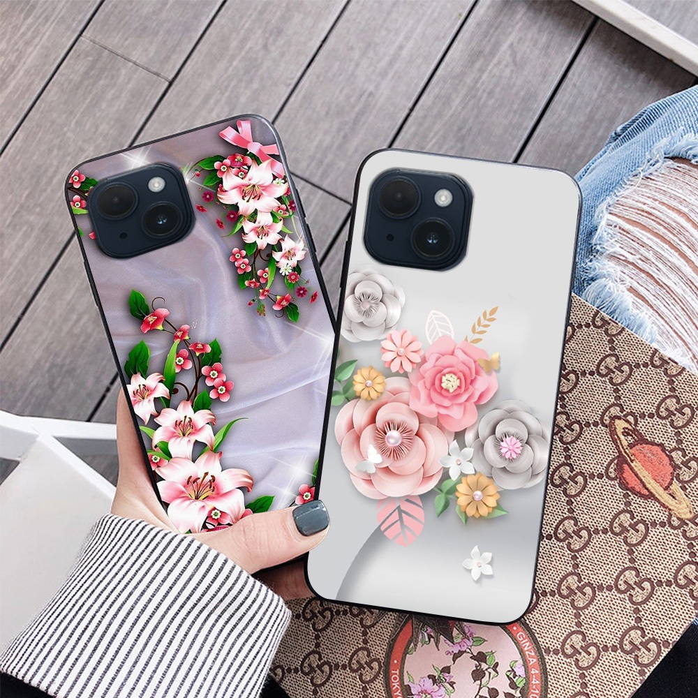 Ốp lưng Iphone 14 / ip 14 pro / ip 14 pro max / ip 14 plus in hình hoa ly và các loại hoa