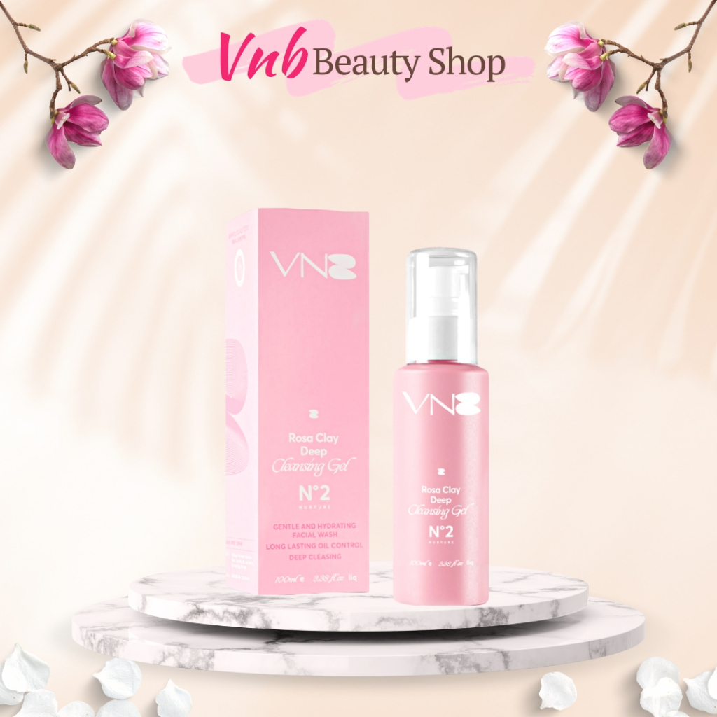 Sữa Rửa Mặt VNB Chính Hãng Rosa Clay Deep Cleansing Làm Sạch Cân Bằng Độ Ẩm Sáng Da