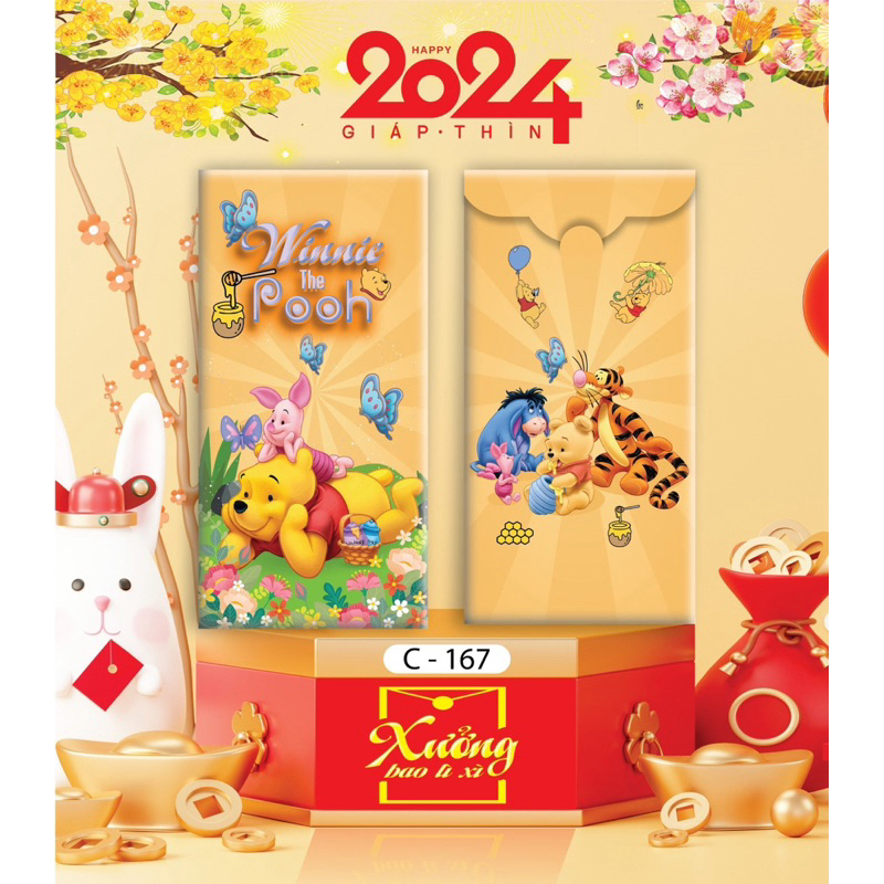 Lì Xì 50 Cái Nhiều Mẫu Hoạt Hình Chọn Mẫu
