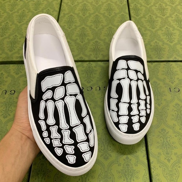 Giày Slipon-Giày Lười Nam Xương in Hình Bàn Tay full size.giày thể thao nam chất,sành điệu cá tính 2023.GIÀY hottrend