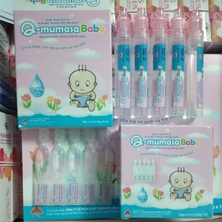 Q Mumasa Baby Nước muối sinh lý vô khuẩn Q-mumasa an toàn cho bé sơ sinh