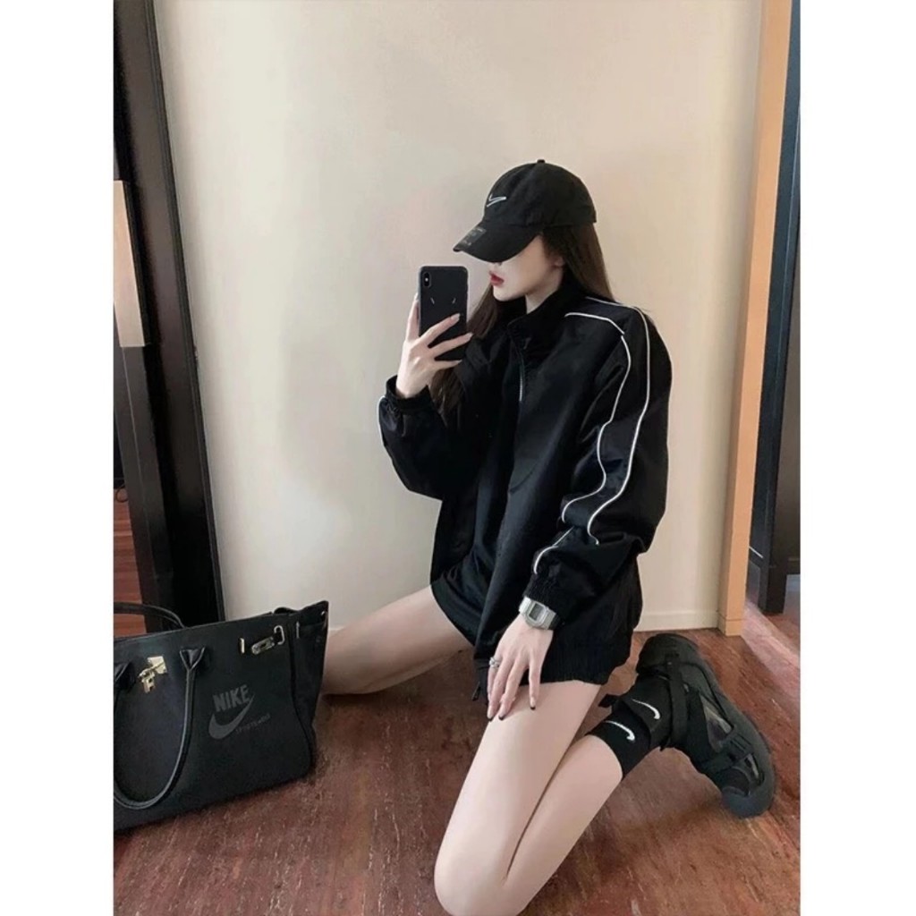 Áo Khoác Cao  Nam + Nữ Cao Cấp, dây sọc phản quang - Mã A5