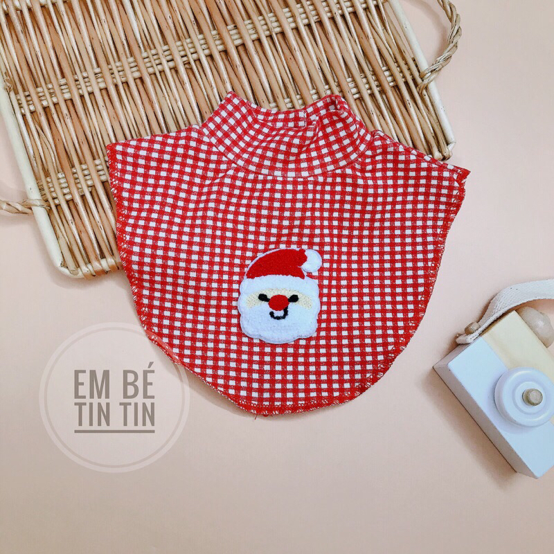 Yếm cổ cao 3 phân cho bé trai bé gái