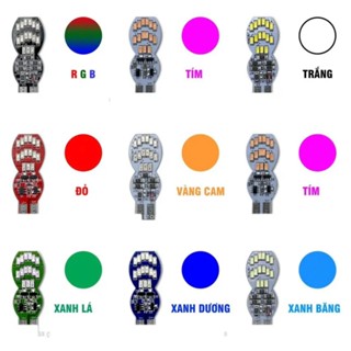 Đèn led t10 xi nhan audi xe máy, wave, dream, sirius, exciter 150 135, winner, ab, vision, satria