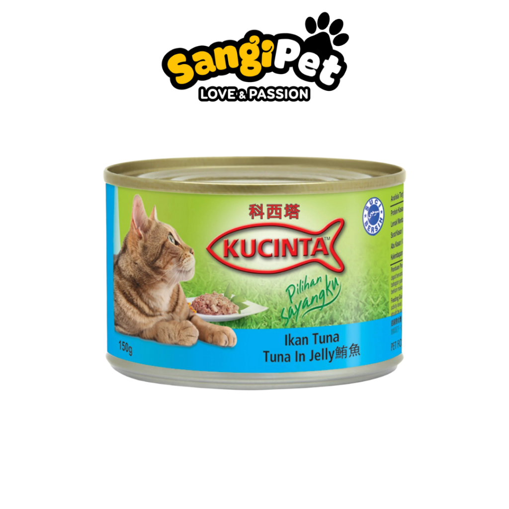 Pate cho mèo Kucinta lon 150g với 4 hương vị