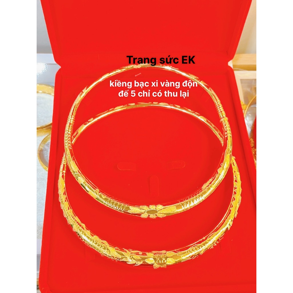Kiềng cưới .bạ.c xi và.ng 5 chỉ độn đế có thu lại EK 05