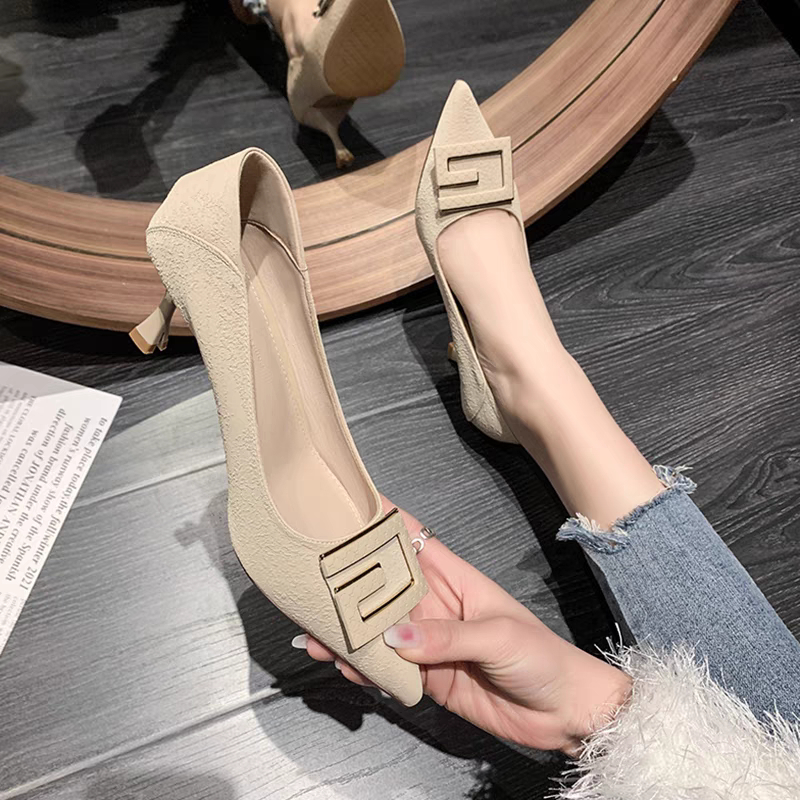 Giày cao gót nữ công sở 7cm  fom 1.5
