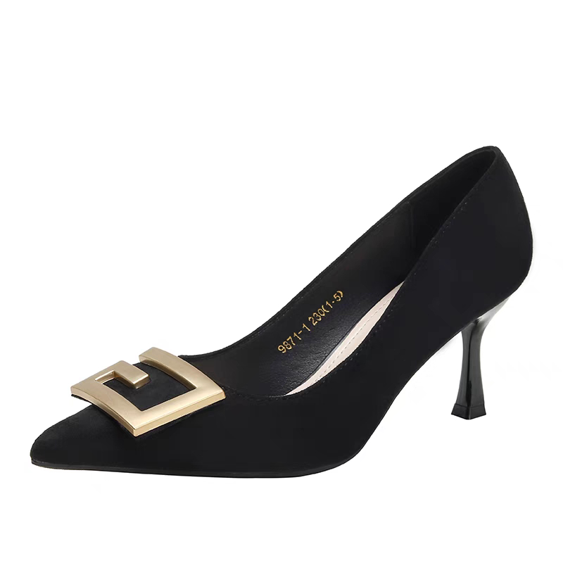 Giày cao gót chều cao 7cm, hàng QC full box fom 1.5 có kèm ảnh thật