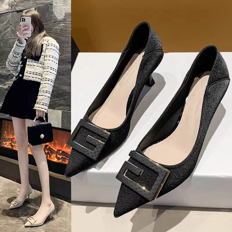 Giày cao gót nữ công sở 7cm  fom 1.5