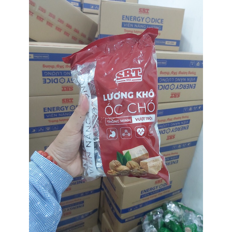 Túi 500 gram lương khô ăn kiêng mini SBT energy dice , thích hợp sử dụng ăn vặt , các bữa ăn phụ