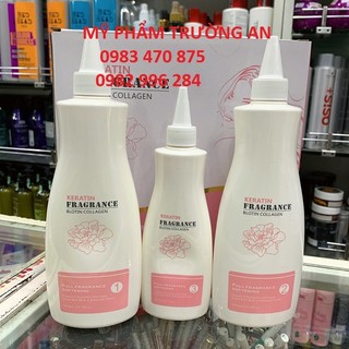 (Tặng chổi vào thuốc) Bộ thuốc uốn tóc Collagen Kyana 3 chai