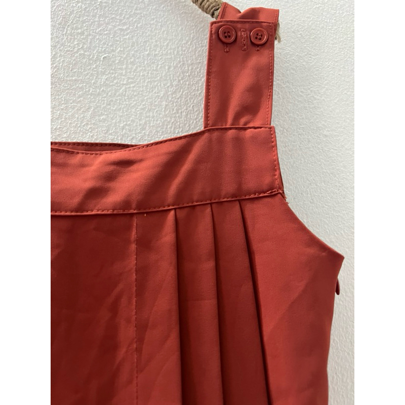 H2361 jumpsuit liền si màu cam