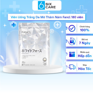 Viên Trắng Da FANCL WHITE FORCE 180 Viên 30 Ngày, Nội Địa Nhật Làm Trắng Da Mờ Thâm Nám, Ngừa Lão Hóa - Sixcare Official