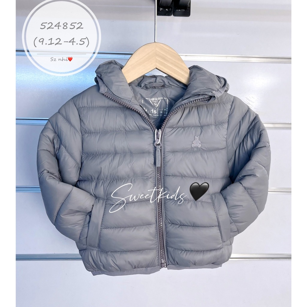 Áo khoác siêu nhẹ sweet kids size cho bé từ 9M-4Y
