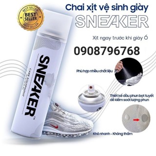 Chai xịt vệ sinh giầy Sneaker 300ml dạng bọt tuyết