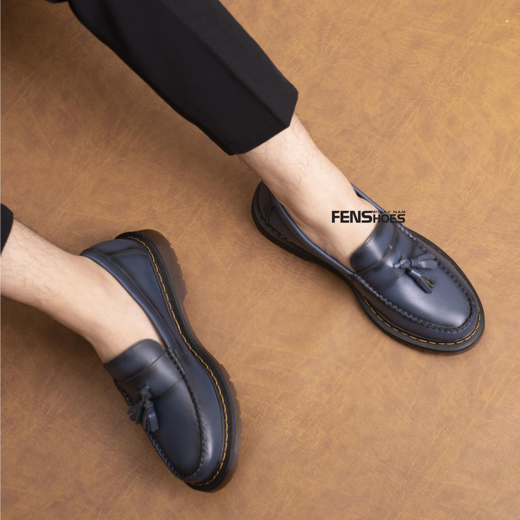 Giày Loafer da bò cao cấp, đế kếp êm chống trượt khuôn độc quyền Bảo hành chính hãng 24 tháng