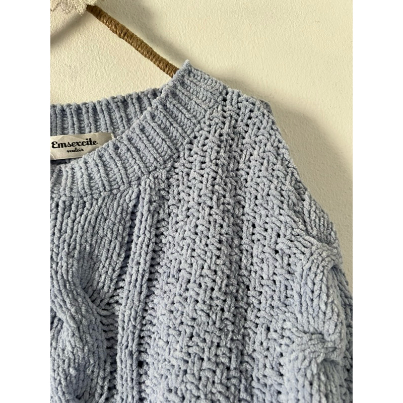 H2373 áo len tay dài si