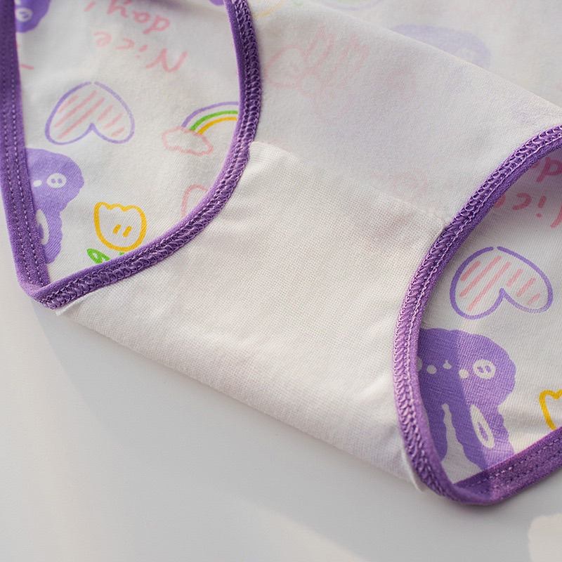 Combo 5 Quần Lót Cho Bé Gái 10kg-42kg. Quần Lót Cotton Cho Bé Gái