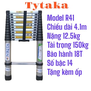 Thang nhôm rút đơn nikita r41 mẫu mới 2023