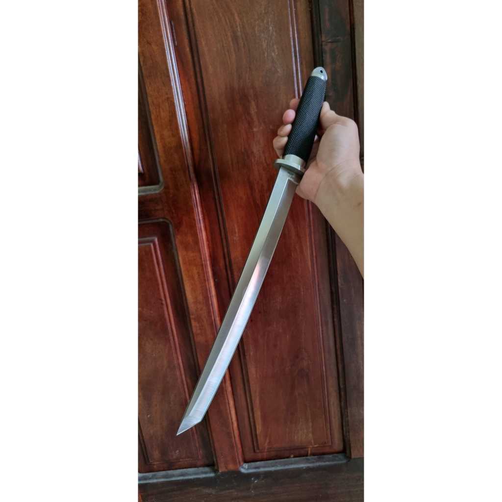 Siêu phẩm tanto Cold Steel dài 43cm thép không gỉ tặng bao da cao cấp