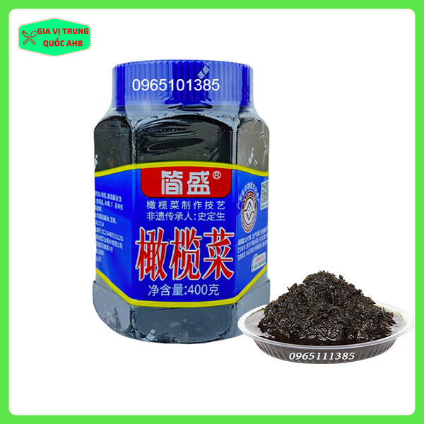 Rau Ngâm Dầu Oliu Hồng Kông 400g - Hộp Lớn