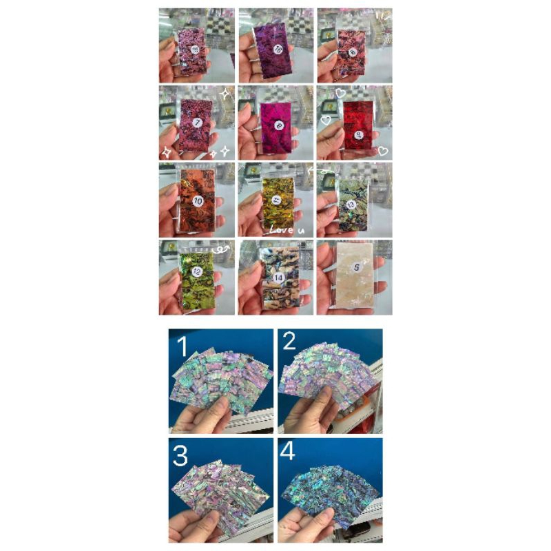 Xà cừ dạng miếng mỏng