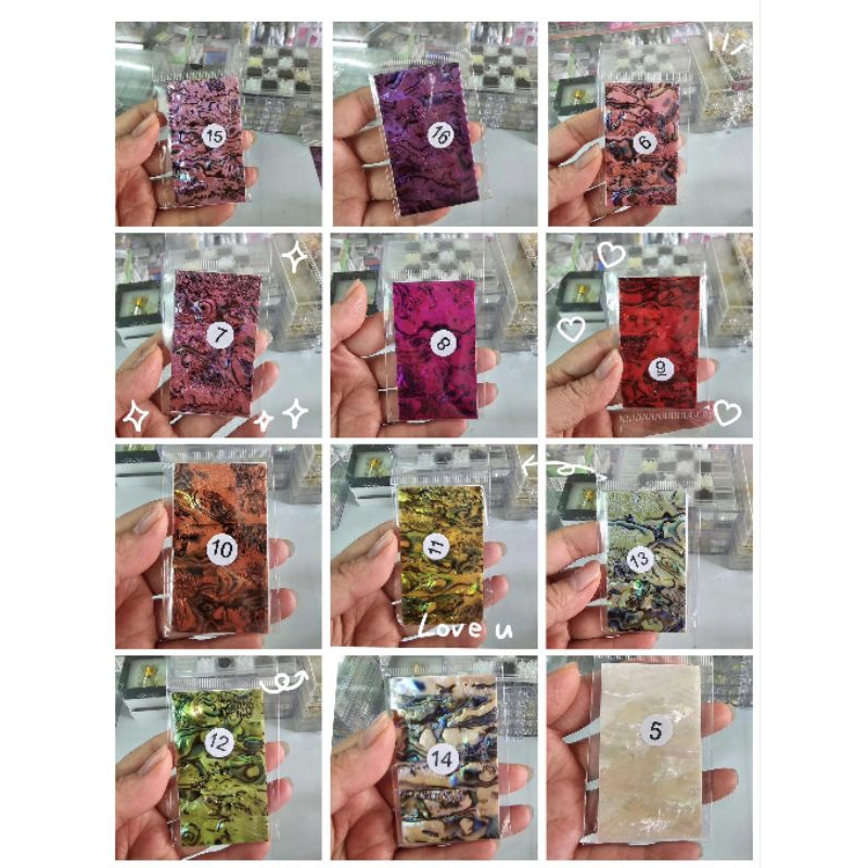 Xà cừ dạng miếng mỏng