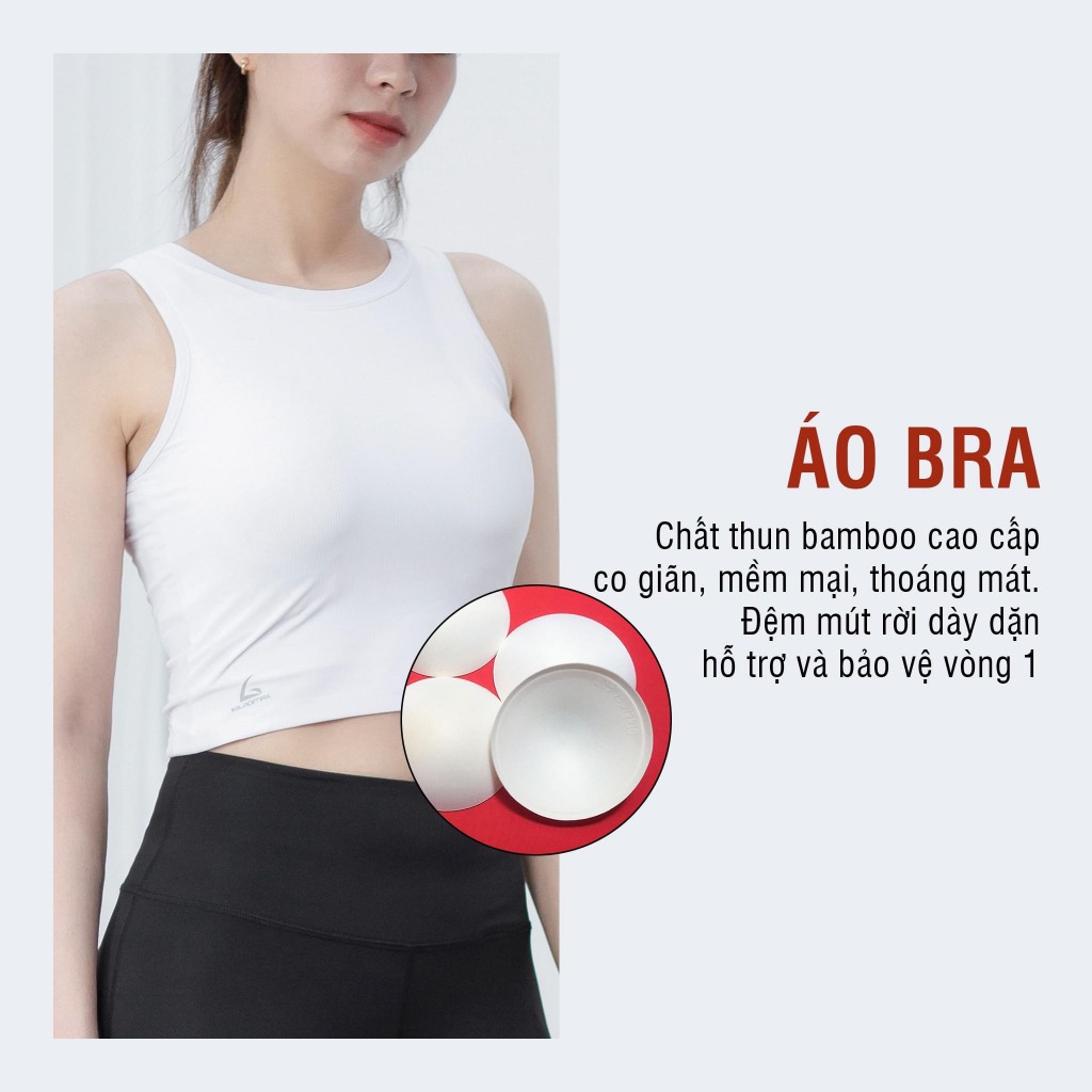 Bra thể thao Gladimax Mixtop trendy sẵn đệm ngực tập yoga, dance, gym cho nàng yêu sự năng động, cá tính