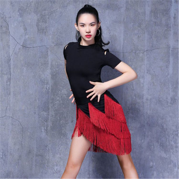 Khăn tua rua khiêu vũ, khăn quấn quảng trường, váy khiêu vũ, hàng Quảng Châu chất thun lụa loại 1