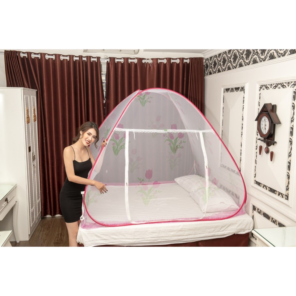 Màn Chụp Tự Bung Đỉnh Chóp, Kích Thước 1m2, 1m4, 1m6, 1m8, 2m Hoàng Gia