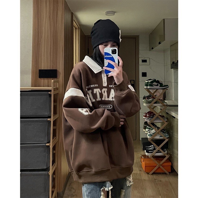 Áo Sweater Có Cổ , Áo Polo 2 Màu Chất Liệu Dày Dặn T08