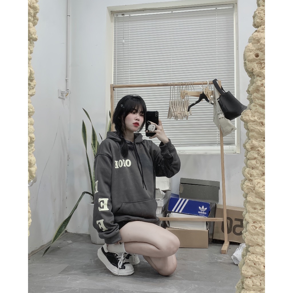 Áo Hoodie , Áo Hoodie Có Mũ In Chữ 2 Bên Cánh Tay Siêu HOT T01