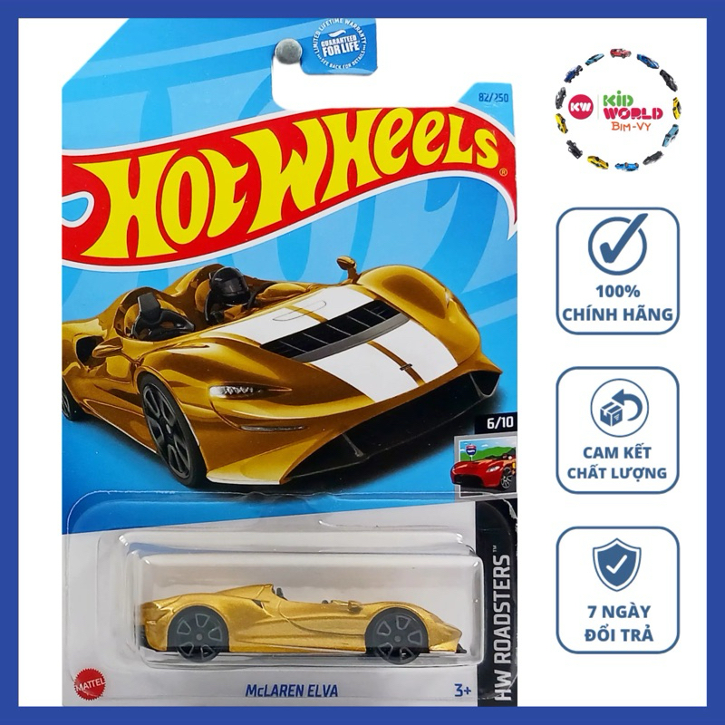 Xe mô hình Hot Wheels basic McLaren Elva HKH40.