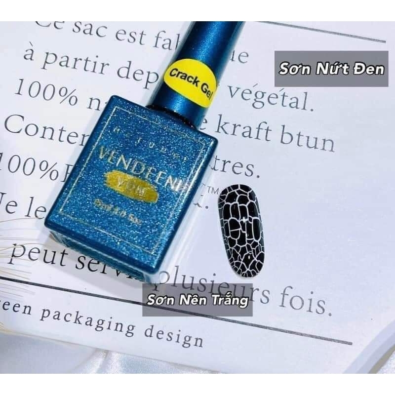Sơn nứt lẻ màu đen,trắng vendeeni