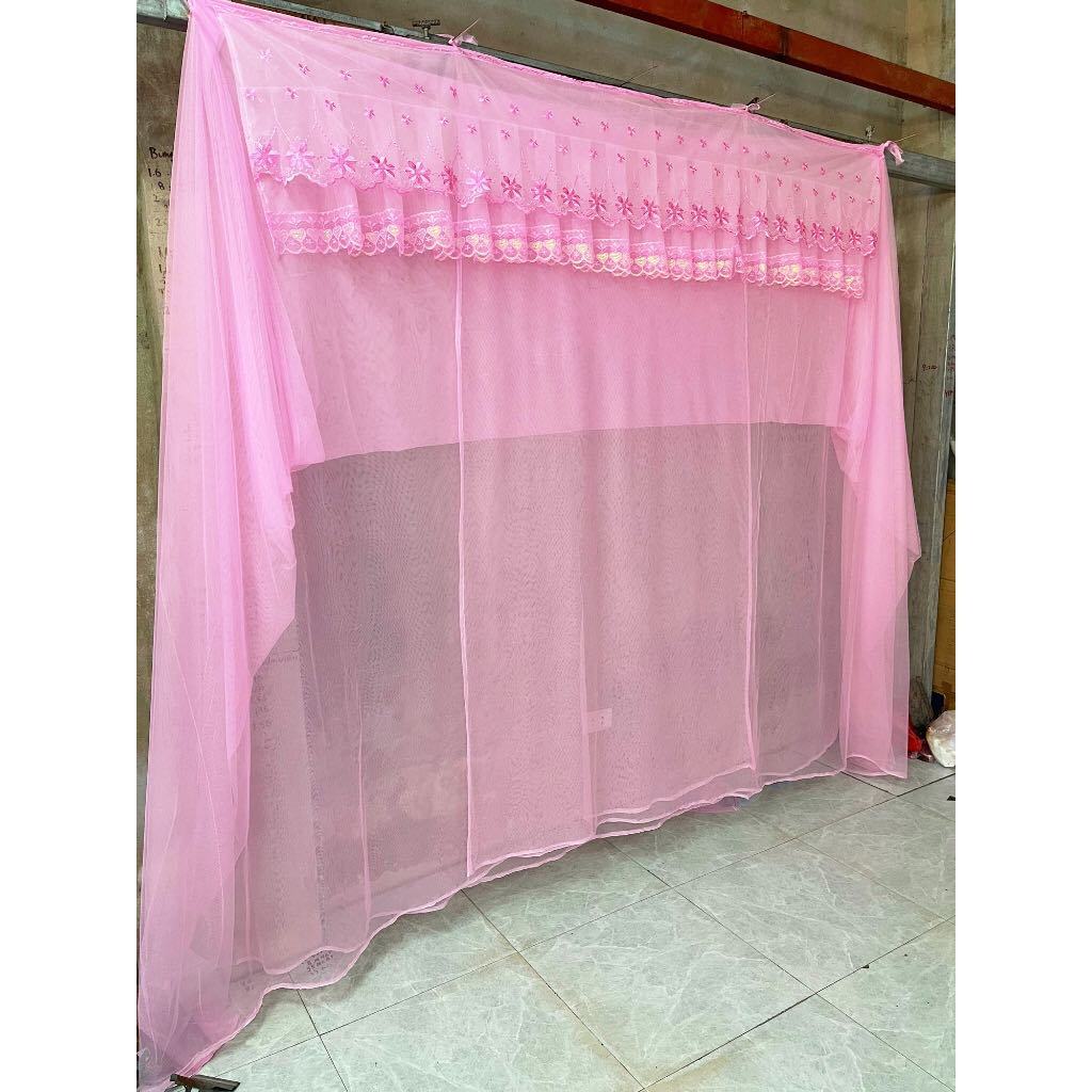 Màn Tuyn Ren Thái Mắc Tay - Màn Có Cửa Và Không Cửa Hoàng Gia