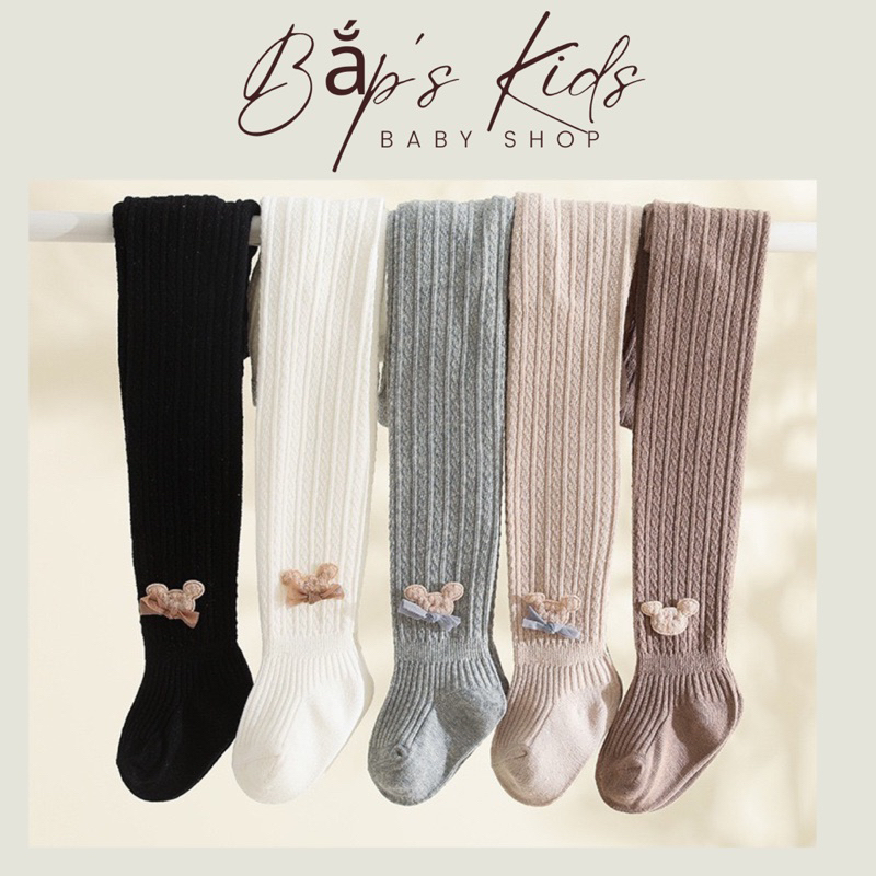 Quần tất len liền bàn cho bé màu xinh xắn