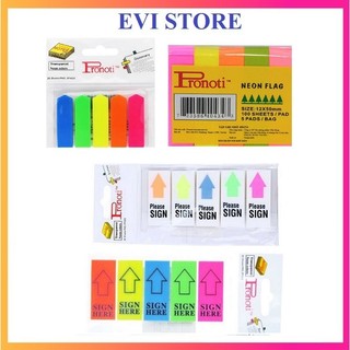 Giấy phân trang 5 màu note ghi chú Pronoti 45502 / 40434 / 45668 / 45649