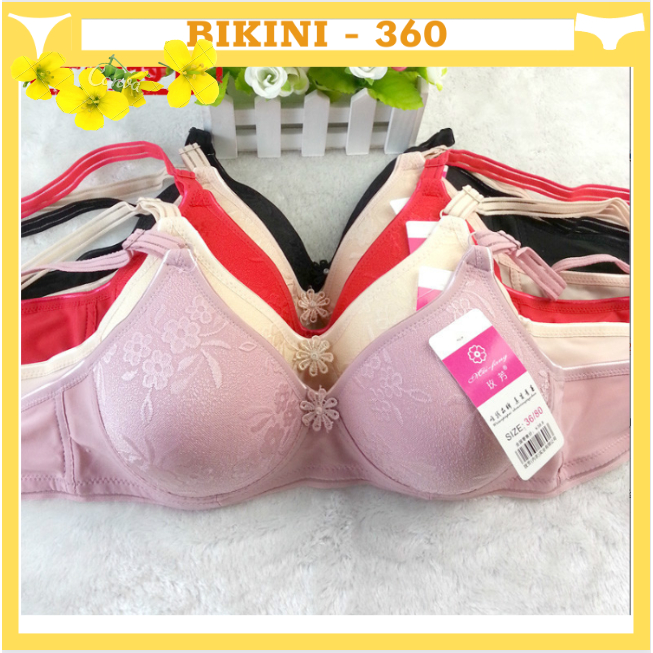 Aó ngực mút mỏng không gọng A666 FROM NHỎ áo ngực mặc nhà cho người ngực nhỏ ngực lép CUP A; bikini