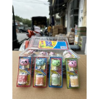 Sỉ khay kẹo dẻo cuộn kèm đồ chơi