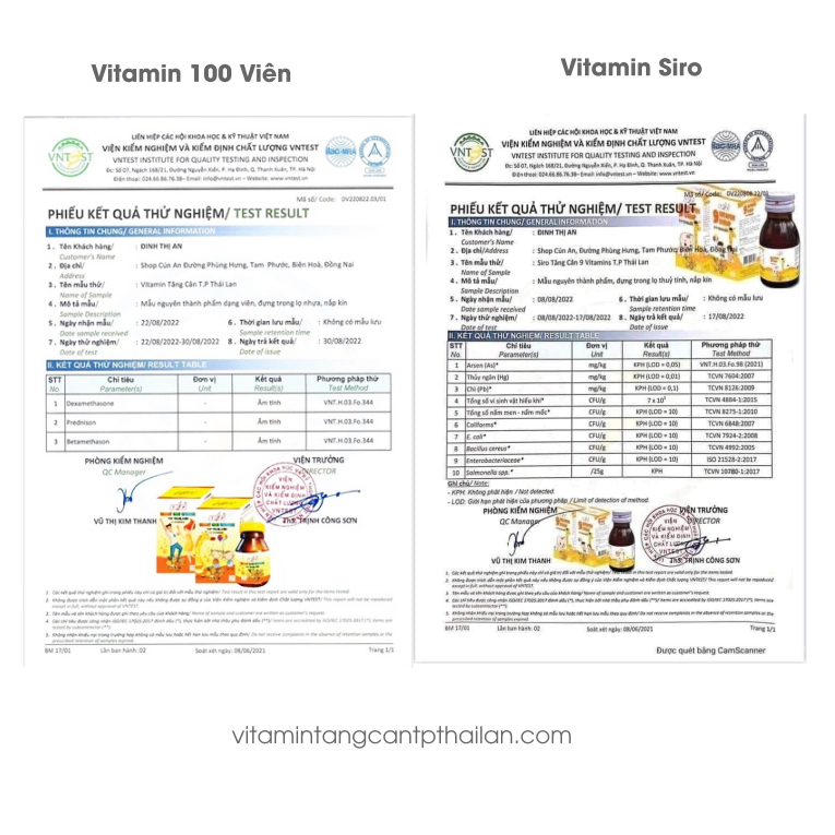 Wight Gain 9 Vitamins, Vitamin Tăng Cân TP Thái Lan  Shop Đảm Bảo