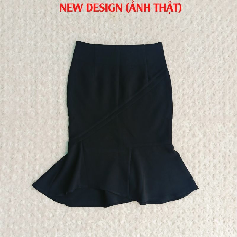 Chân váy đuôi cá công sở dáng dài Hàn Quốc thanh lịch, ôm body Vannhshop MS009