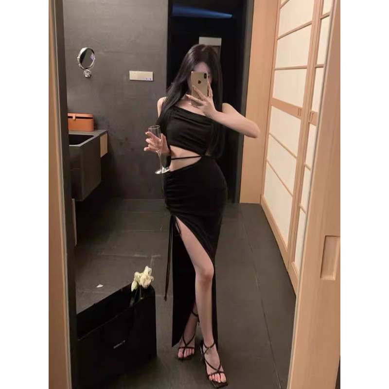 ĐẦM BODY DÁNG DÀI KHOÉT EO