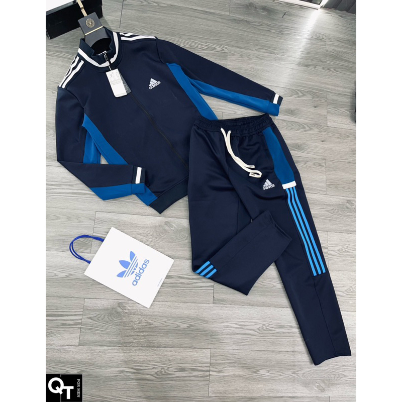 Bộ thể thao thu đông nam cao cấp, bộ thể thao nam phối màu