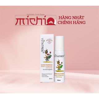 Chai xịt giảm đau họng keo ong Vitatree 30ml xịt họng vitatree, xịt keo ong vitatree