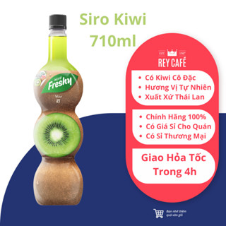 [Sỉ/Lẻ] 710ml - Siro Kiwi - Có Kiwi Cô đặc - Syrup Kiwi - Freshy - Nguyên Liệu Pha Chế Cao Cấp Thái Lan - Baristhing Rey