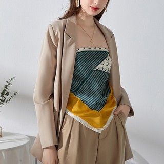 Khăn Lụa Choàng Cổ đẹp  Size Vuông 70x70Cm Khăn Lụa Quốc Dân T2F1