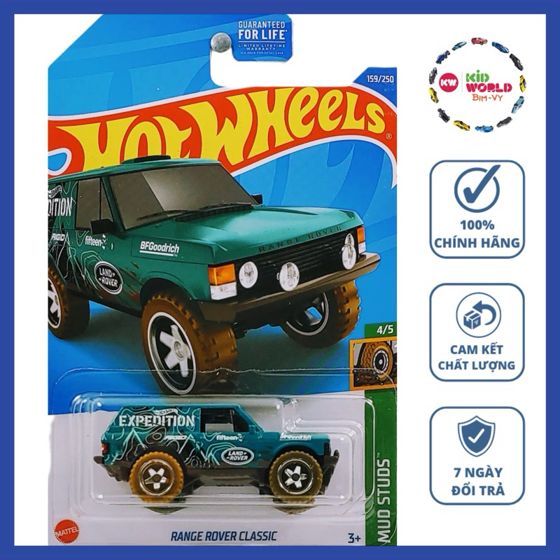 Xe mô hình Hot Wheels basic Bán tải Range Rover Classic HCT76.