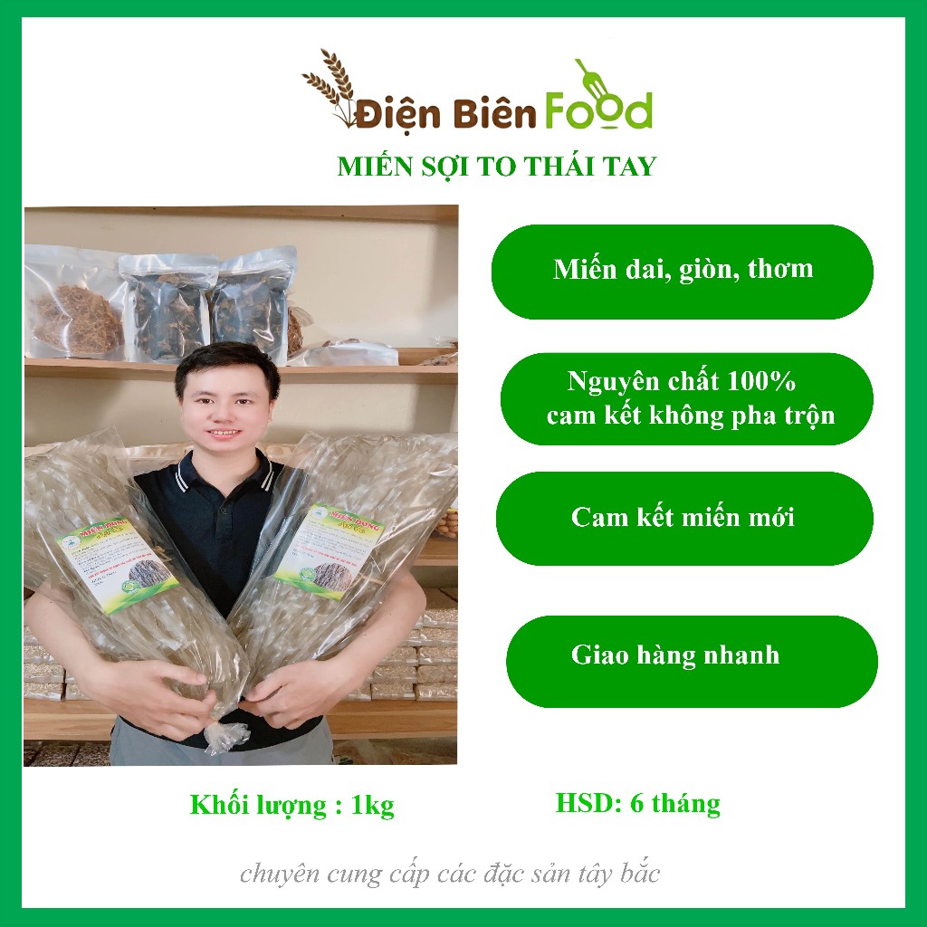 Miến Dong Điện Biên 1kg